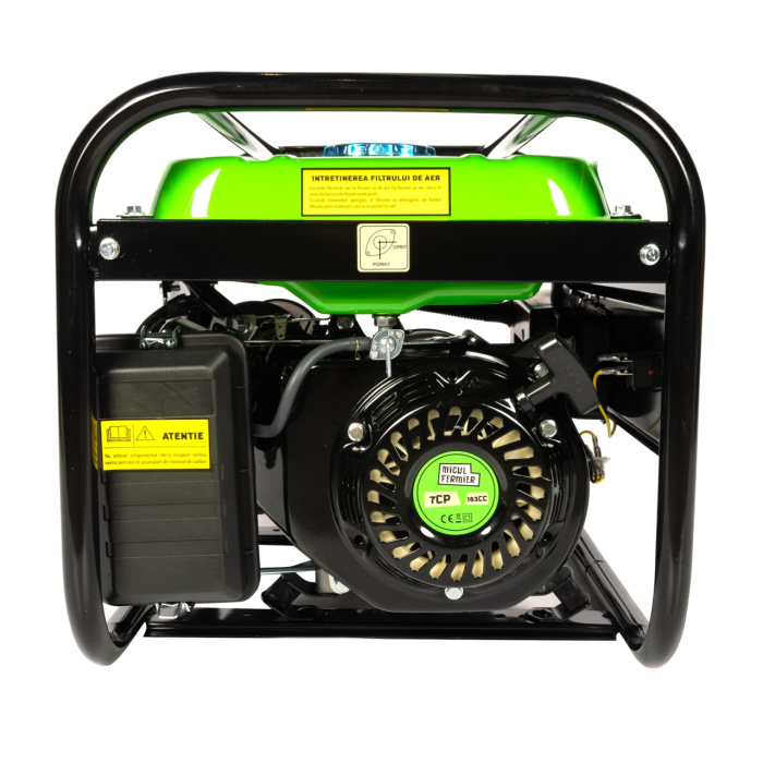 Generator Micul Fermier, 2.8KW, cu pornire manuala, motor benzina 4T, doua prize 230V, rezervor combustibil 15L [16]