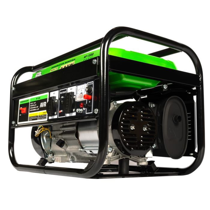 Generator Micul Fermier, 2.8KW, cu pornire manuala, motor benzina 4T, doua prize 230V, rezervor combustibil 15L [12]