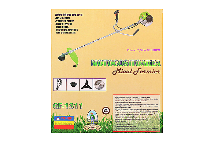 Motocoasă MF cu 4 accesorii 3,4 CP [6]