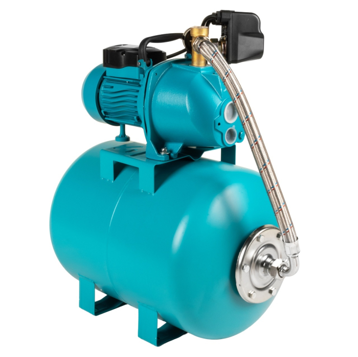 Hidrofor Detoolz 1.1 kW, debit maxim 2480lh, inaltime maxima de pompare 45m, corp pompa fonta, butelie 50L, ejector [11]