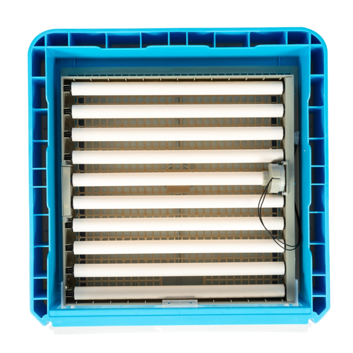 Incubator electric Micul Fermier capacitate 128 oua, 2 etaje, alimentare 220V/12V [10]