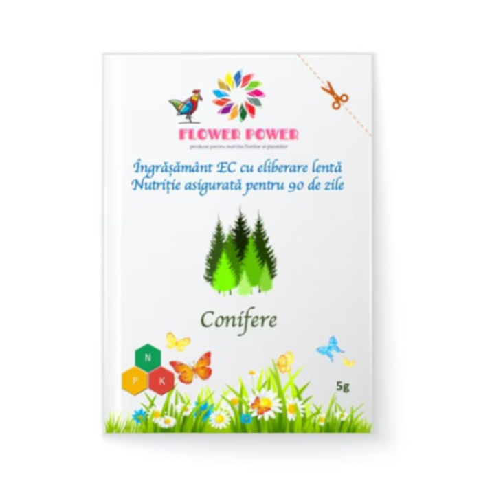 Îngrășământ Flower Power pentru conifere cu eliberare lentă, efect 90 zile [1]