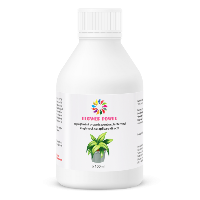 Îngrășământ organic pentru plante verzi, cu aplicare directă, doză unică, Flower Power [1]