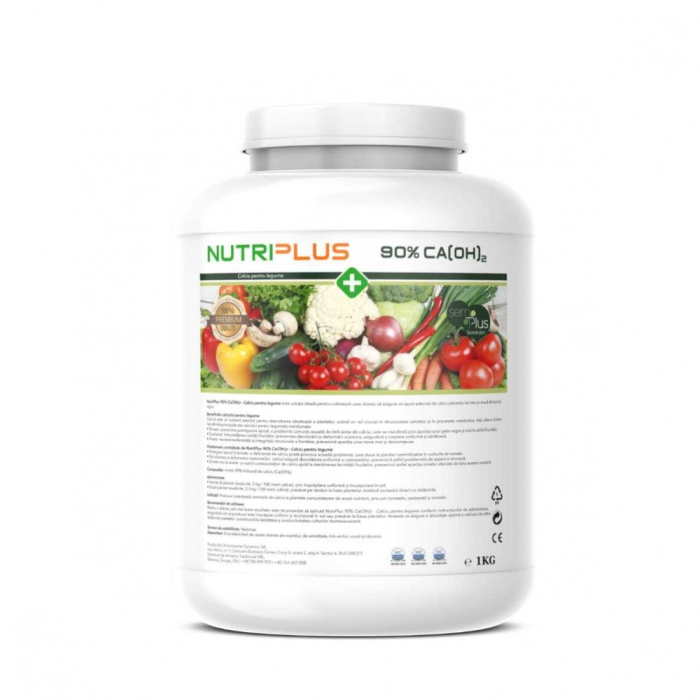 Îngrășământ premium, Calciu Pentru Legume, NutriPlus 90% Ca(OH) [1]