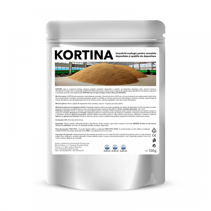 Kortina, insecticid ecologic pentru cerealele depozitate și spațiile de depozitare [1]