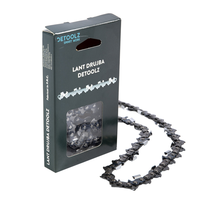 Lant drujba Detoolz, lungime 14'', pas 0.325'', grosime 1.3mm, 56 pinteni, 28 dinti, full chisel [2]