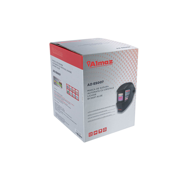 Masca de sudura Almaz, Automata, zona vizualizare 90x35mm, 2 senzori arc sudura, destinata sudura [3]