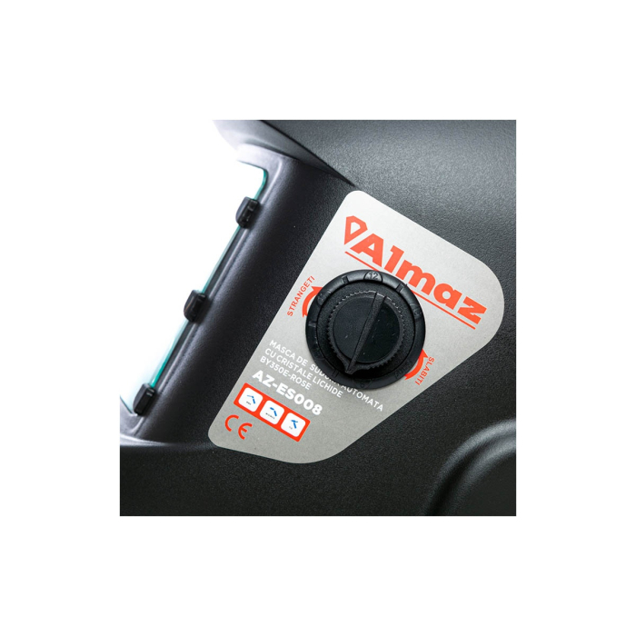 Masca de sudura Almaz, Automata, zona vizualizare 90x35mm, 2 senzori arc sudura, destinata sudura/polizare [4]