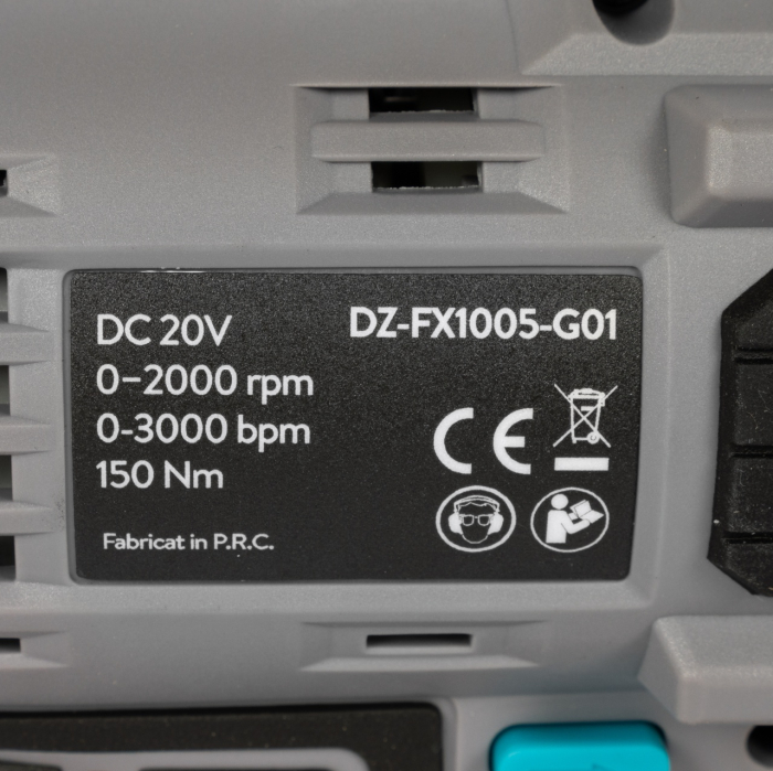 Masina de insurubat cu impact 20V, cuplu maxim 150 Nm, mandrina hexagonala 1/4" [6]