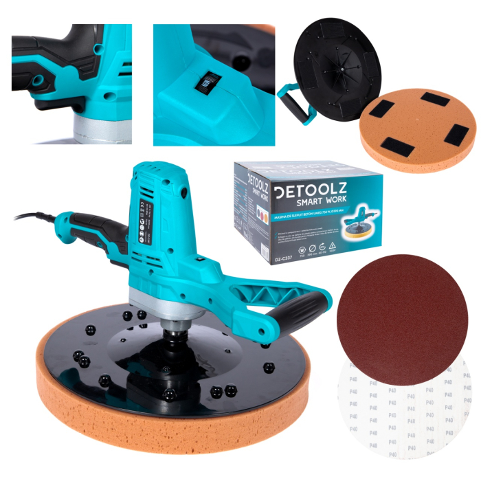 Masina de slefuit beton umed DZ 750W Ø390 mm G01 [11]