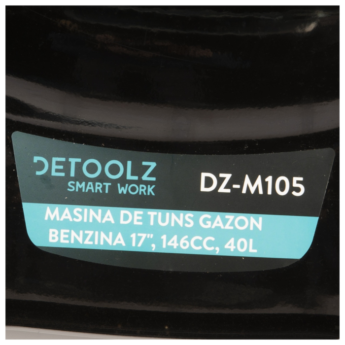 Masina de tuns gazon Detoolz, 3.5CP, 146CC, latime de taiere 43cm, colector 40L [6]