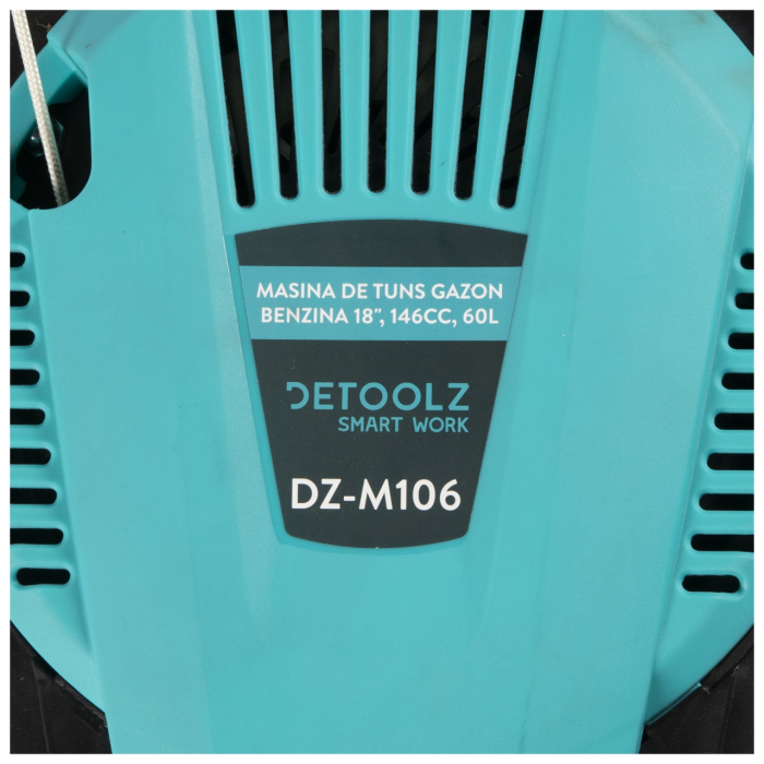 Masina de tuns gazon Detoolz, 3.5CP, 146CC, latime de taiere 46cm, colector 60L, propulsie automata [16]