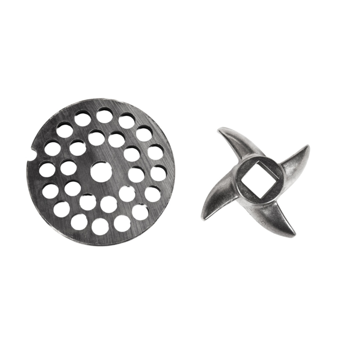 Masina tocat carne Detoolz, 800W, 150 kg/h Inox cu 2 site [6]