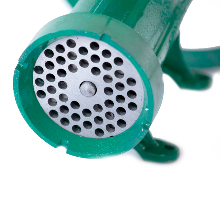 Masina tocat carne Micul Fermier din fonta, 1 sita, cu fulie [7]