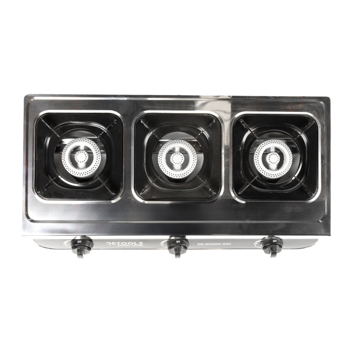 Mini aragaz portabil, Detoolz, 8.4kW, 3 ochiuri, Piezo [3]