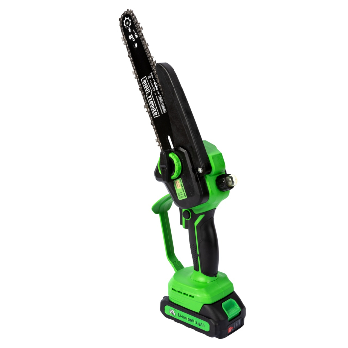 Mini drujba Micul Fermier, 20V, cu doua lame 6'' si 8'', doua lanturi [17]