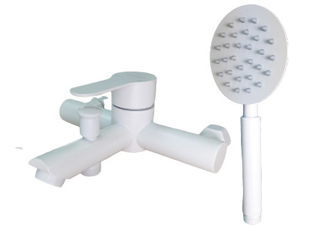 MIXXUS DAX-009 WHITE EURO baterie baie din otel inoxidabil [2]