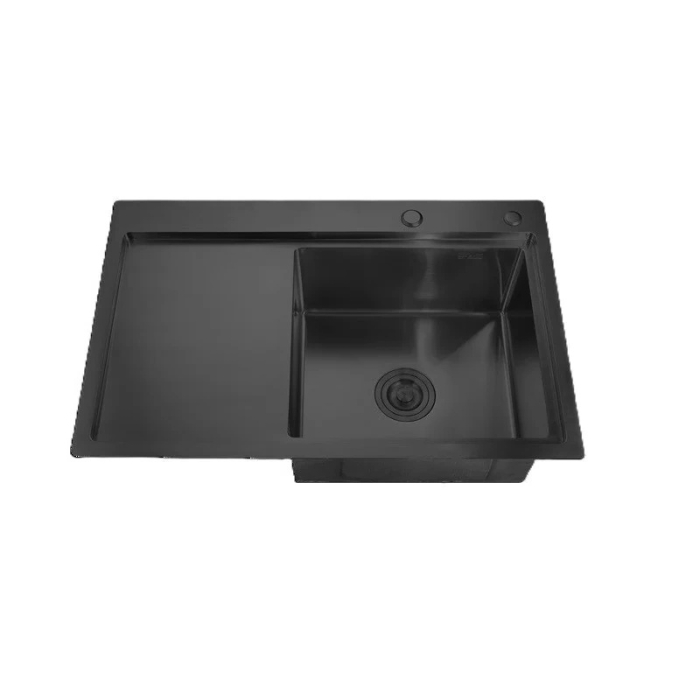 MIXXUS HM7849R-215 NANO-BLACK (3.0/0.8) chiuveta bucatarie din inox [1]