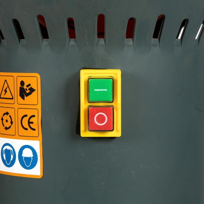 Moara electrica 1300W/19000 rpm cu galeata plastic 60L [6]