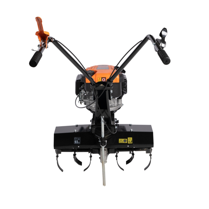 Motocultor Detoolz 6cp 173cc, benzina 4T, 1 viteza, pornire manuala, cu roti [3]