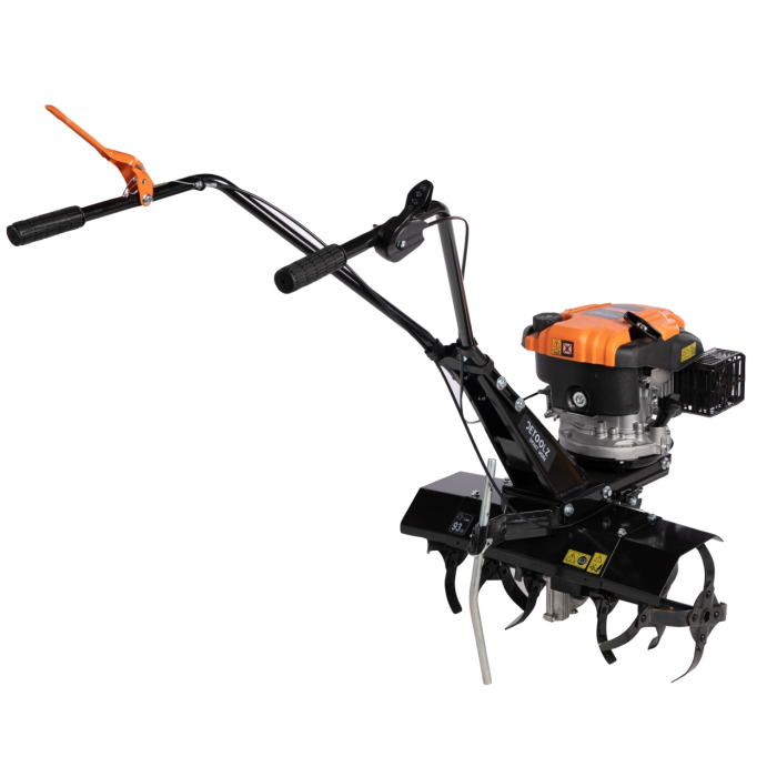 Motocultor Detoolz 6cp 173cc, benzina 4T, 1 viteza, pornire manuala, cu roti [7]