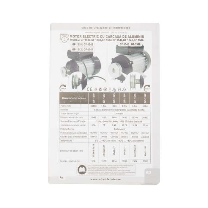 Motor electric Micul Fermier 2.2KW, 2800 rpm, carcasa aluminiu [3]