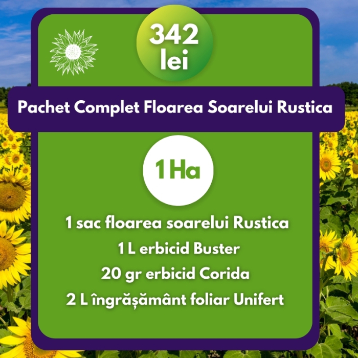 Pachet Complet Floarea Soarelui Rustica-1 Ha [1]