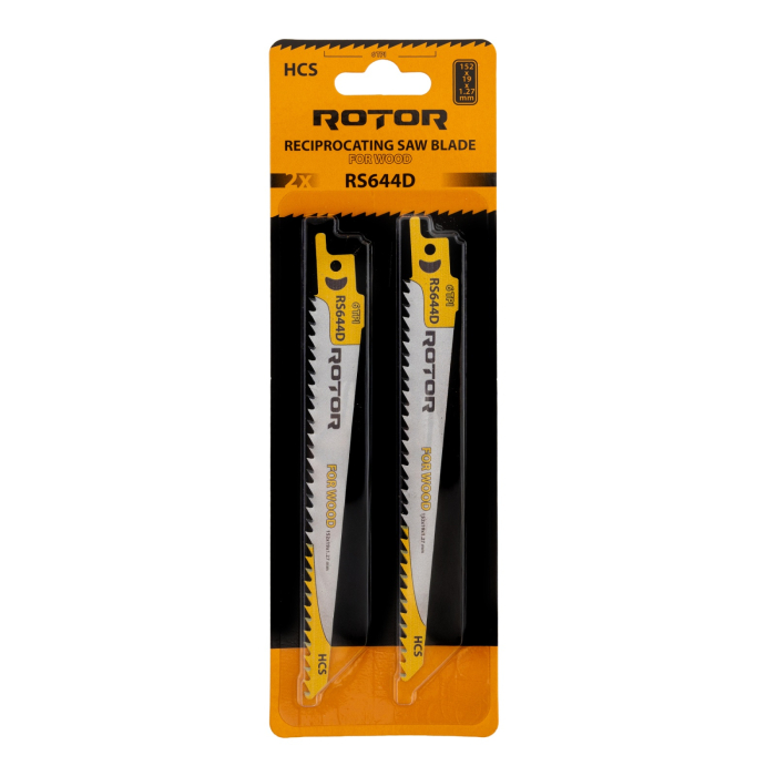 Panza fierastrau sabie pentru Lemn 152x19x1,27 mm Set 2 buc ROTOR RS644D [2]