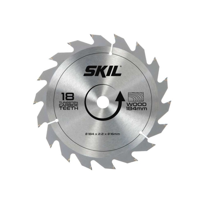 Panza pentru fierastrau SKIL, placata cu aliaj dur 184 x 2.2 x 16 mm, 18 dinti [1]