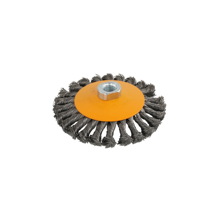 Perie de sarma conica cu noduri ROTOR 125mm M14 [1]