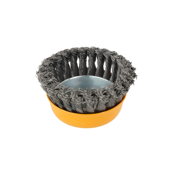 Perie de sarma tip cupa cu noduri rasucite ROTOR 100mm M14 [2]