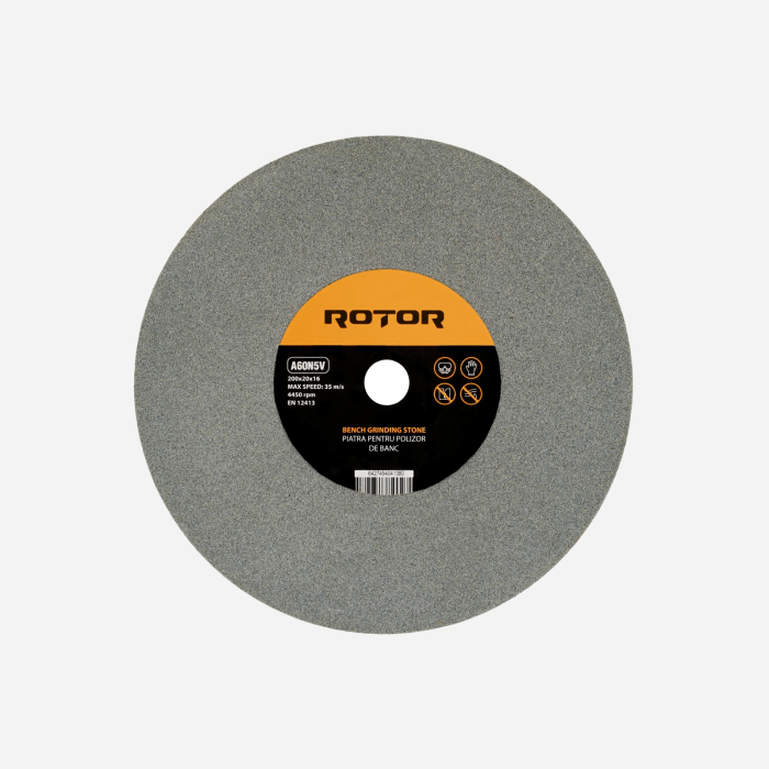 Piatra pentru polizor de banc 200 x 16 x 16 mm P60 ROTOR [1]