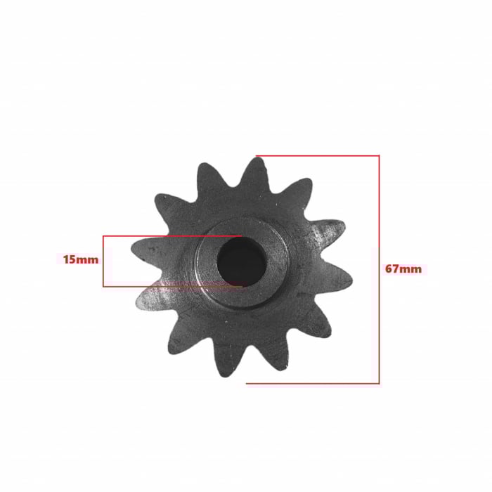 Pinion betoniera HCM400, 150L, Elefant [4]
