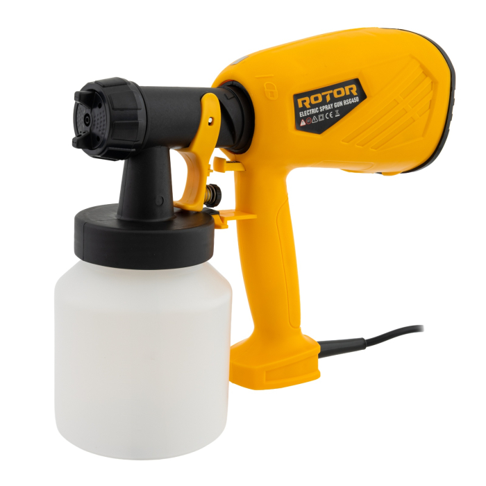Pistol de vopsit ROTOR RSG450 , Putere 450W , Debit 650ml/min , [1]