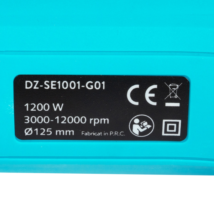 Polizor unghiular Detoolz, 1200W, 125mm diametru disc, cu variator de turatie [3]