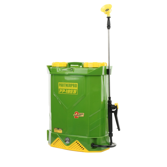 Pompa de stropit cu acumulator 18L PartnerPro PP-18SB, 12V / 8Ah, 2.6 L/min [1]