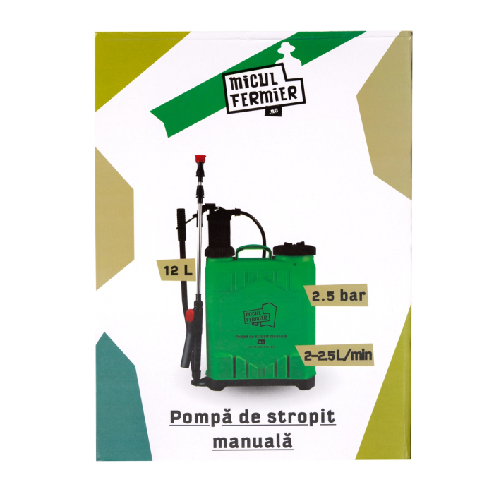 Pompa de stropit manuala, Micul Fermier 12L [13]