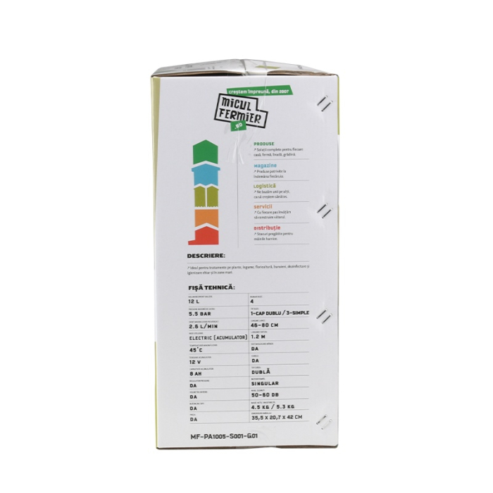 Pompa de stropit MF Pandora 12L cu acumulator [3]