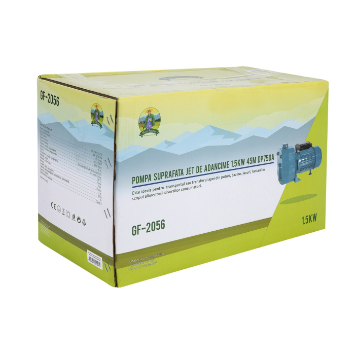 Pompa suprafata JET de adancime 1.5KW 45m DP750A [7]