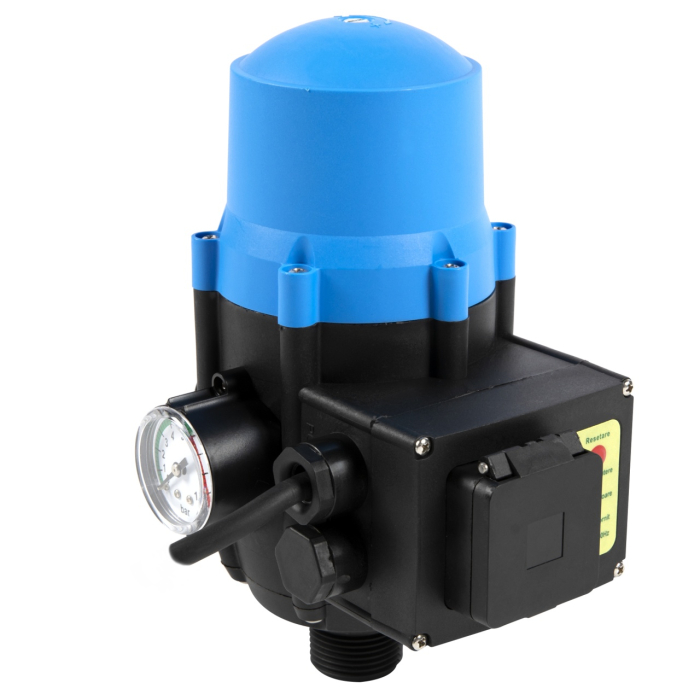 Prescontrol automat Micul Fermier racord 1" presiune maxima 10bar, cablu alimentare, priza, cu manometru [2]