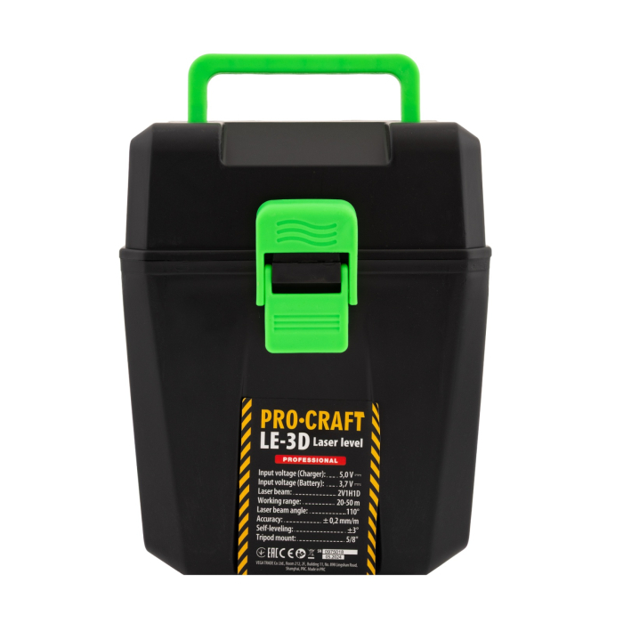 PROCRAFT LE-3D, Nivela laser [2]