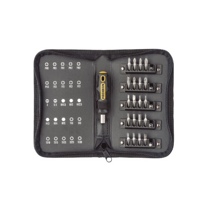 Proxxon 22730, Trusa compacta de biti cu maner FLEX-DOT, 26 piese [2]