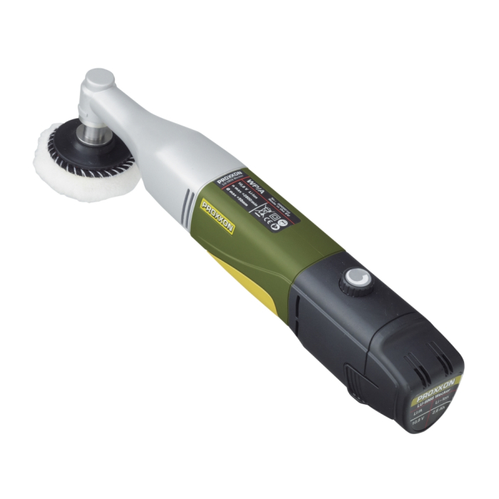 Proxxon 29820, Masina de lustruit cu gat lung cu acumulator WP/A, 1100-2800 rpm, + 1x Acuu, incarcator, geanta si accesorii [1]