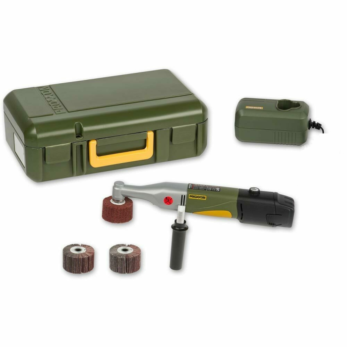 Proxxon 29825, Masina de slefuit cu cilindru cu acumulator WAS/A, 1100-2800 rpm, + 1x Acuu, incarcator, geanta si accesorii [2]