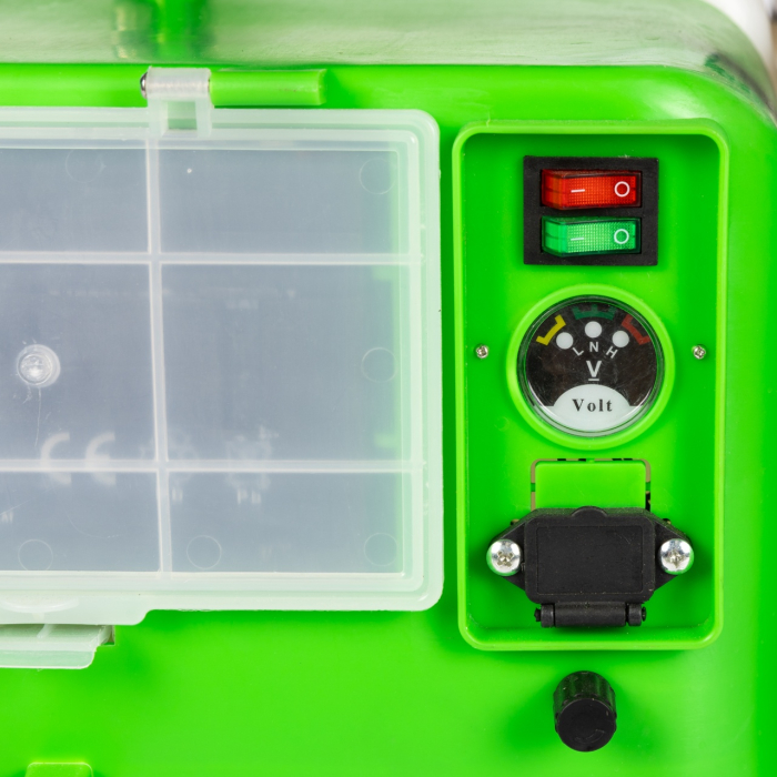 Pulverizator cu acumulator Micul Fermier, volum 90 litri, cu roti [20]