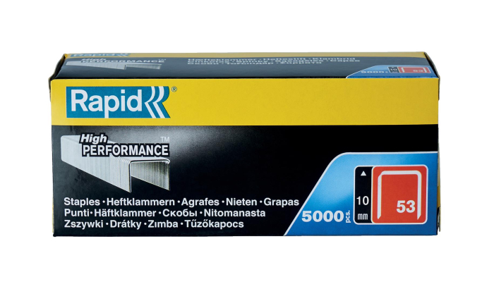 Rapid 11858810, set de 5000 de capse din sarma fina galvanizata No. 53, 10mm [1]