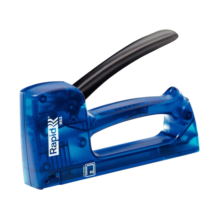 Rapid 20443830, capsator manual R53E, maner ergonomic si piesele de uzura interioare din otel, functional cu capse No. 53, 4-10 mm [1]