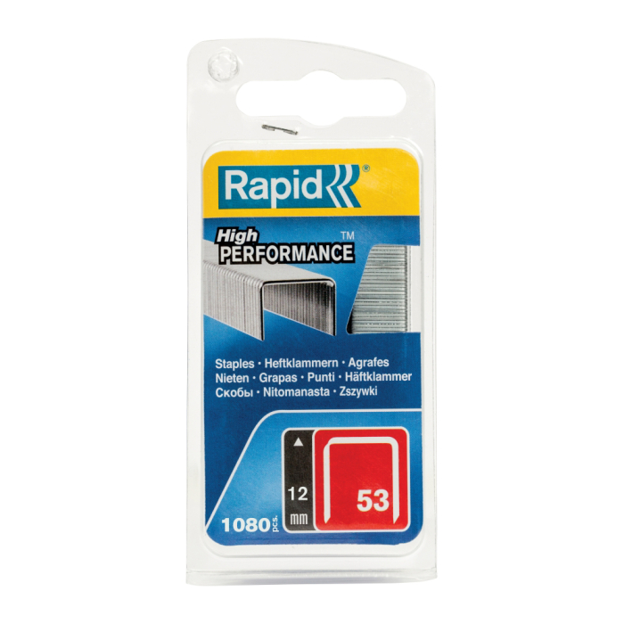 Rapid 40109505, set de 1080 de capse din sarma fina galvanizata No. 53, 12 mm [2]