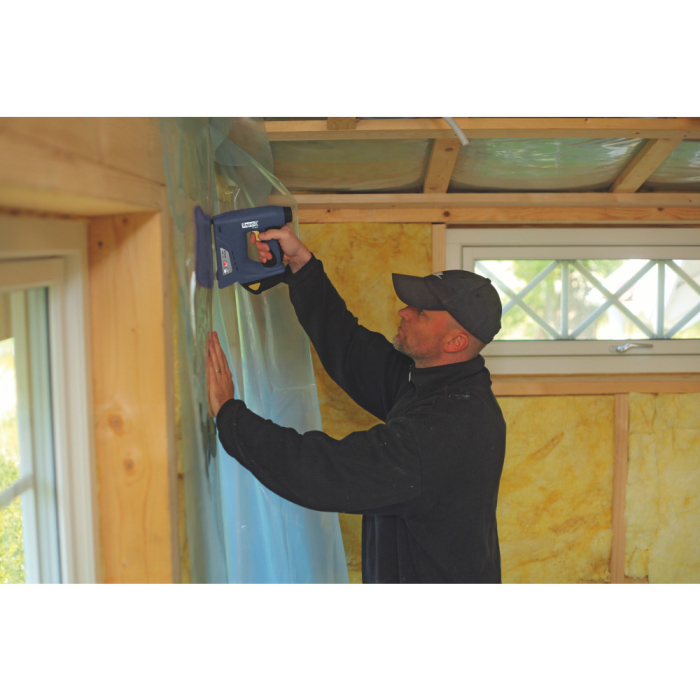 Rapid 5000128, Capsator/ciocan electric cu acumulator BTX530, functional cu capse No.53 si cuie No.8, + geanta [9]