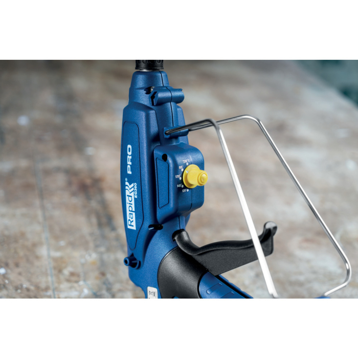 Rapid 5000328, Pistol industrial GlueGun PRO EG360, albastru, max 300W, debit 1800g/h, 120 - 230°C reglabila, duze detasabile, functional cu batoane de 12mm [2]